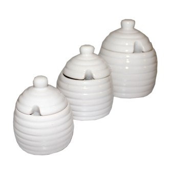Honigglas aus Keramik